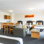 Alpha Hotel Canberra Family Room with Living